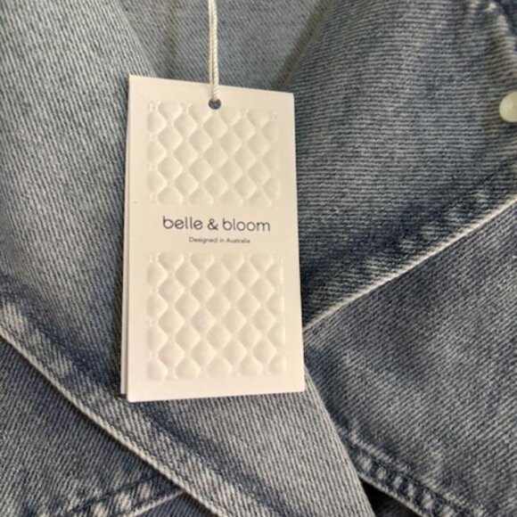 Belle & Bloom Denim Trench Coat - Picture 7 of 8